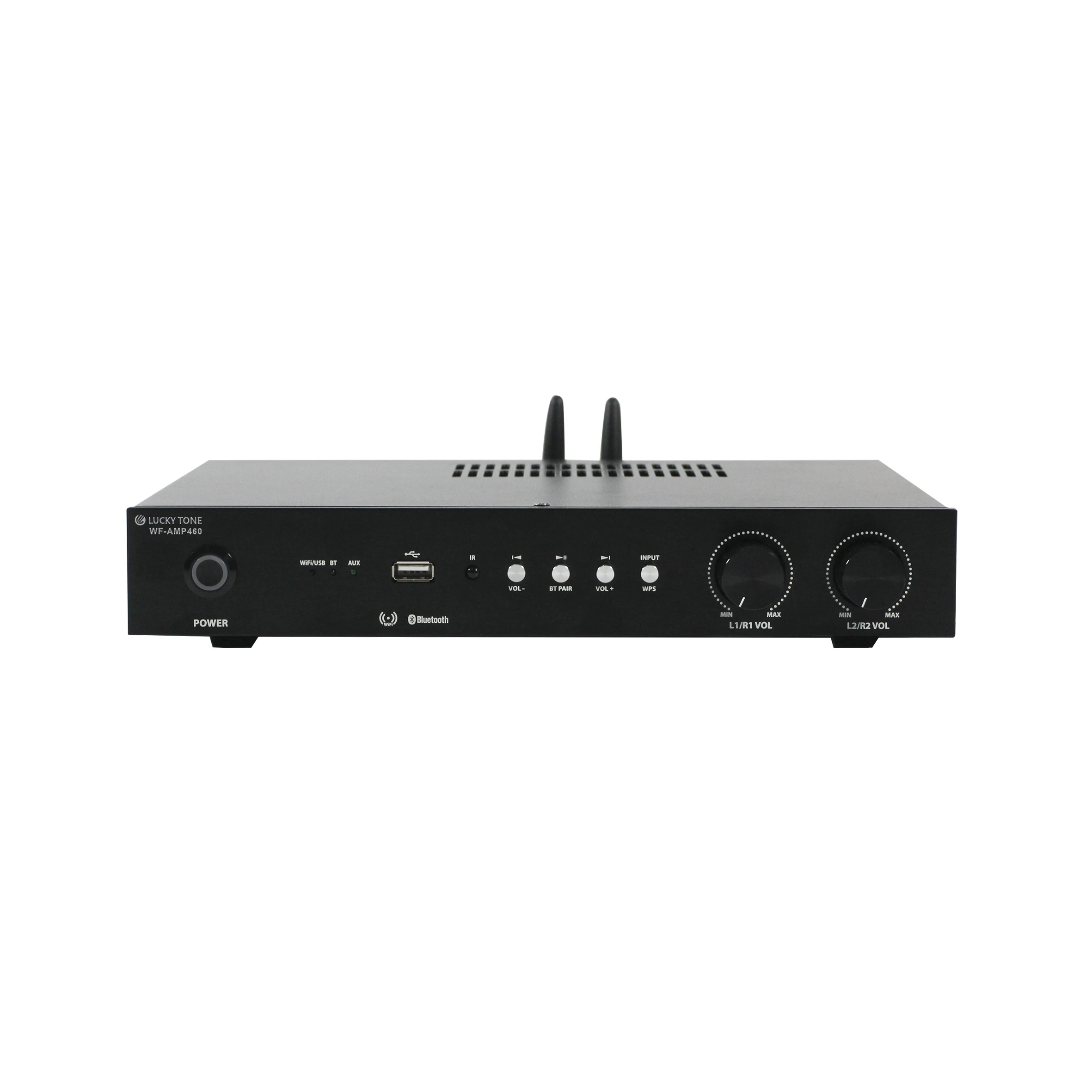 Audio Music Online - Amplificador de Áudio Inteligente Bluetooth 4*60W