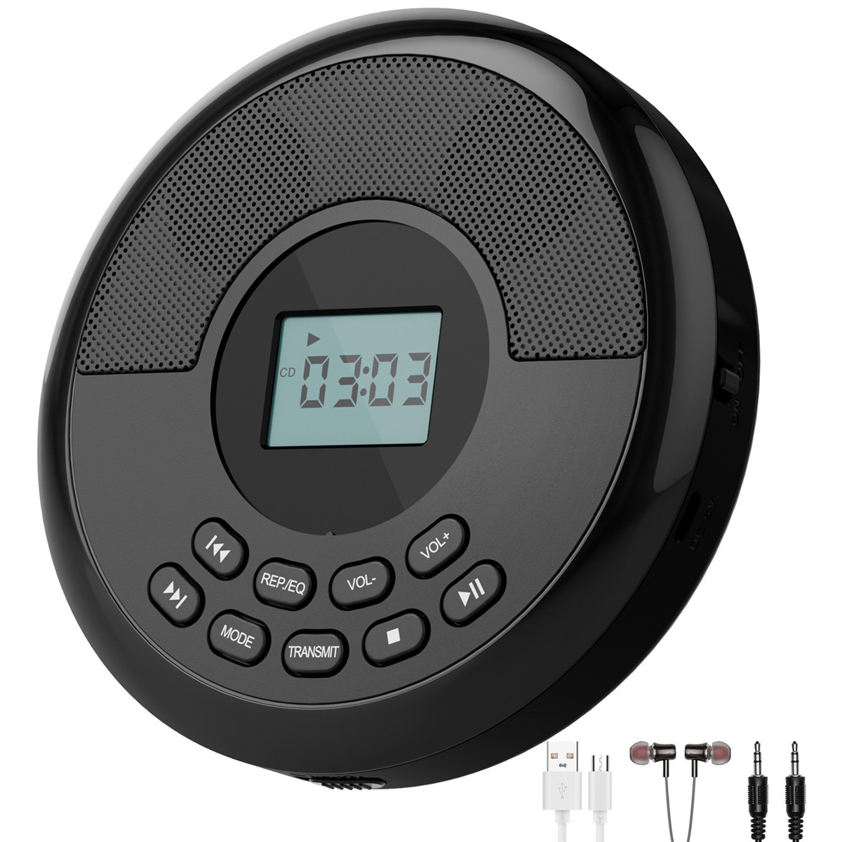 Audio Music Mp3 Songs - Máquina de disco de cd portátil