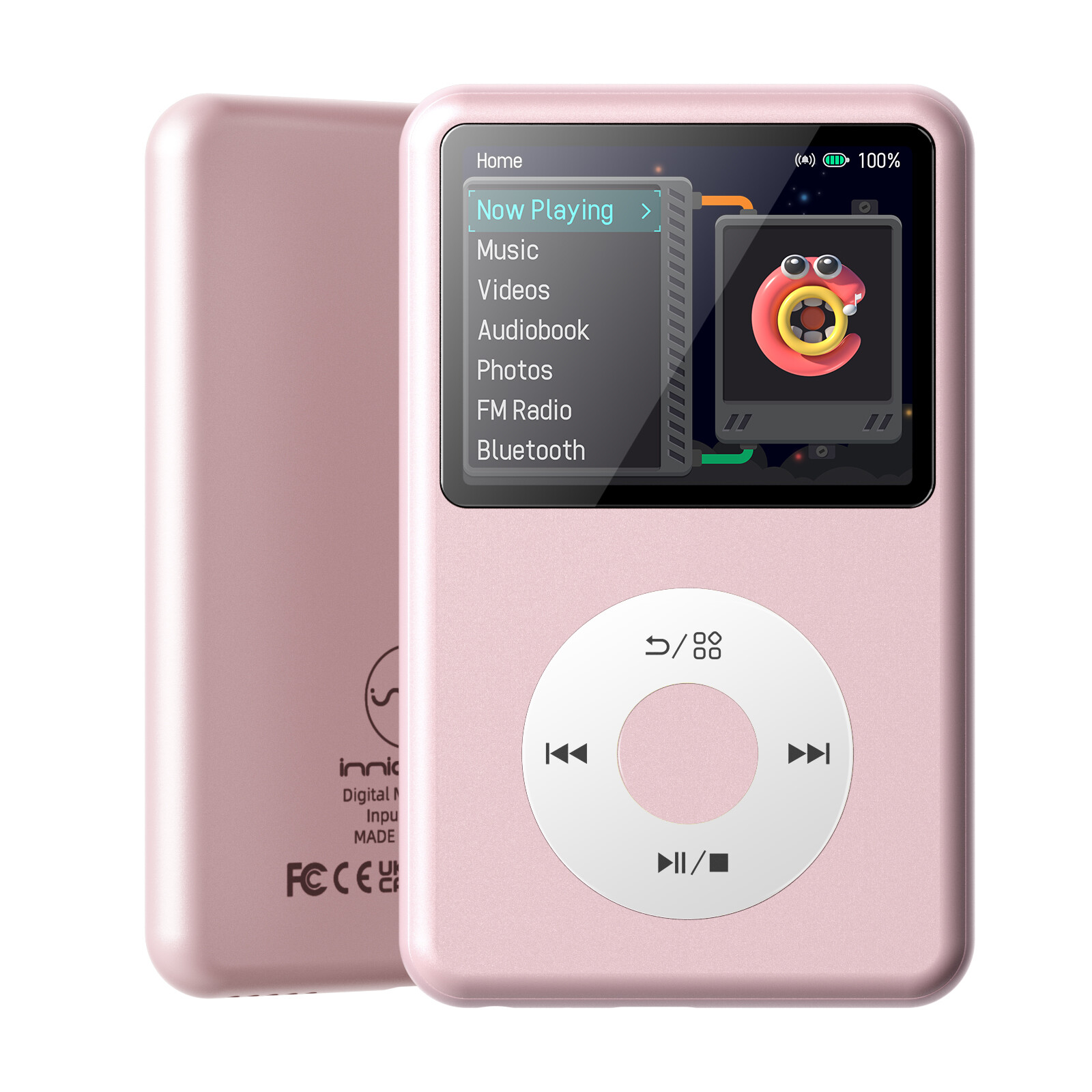 Audio Music Kids - Reprodutor de música MP3 com Bluetooth,