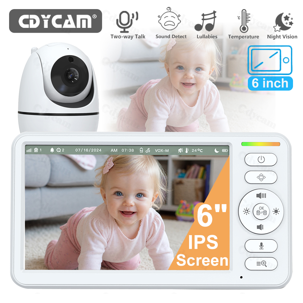 Audio Music Kids - Monitor de Bebê de 6 Polegadas