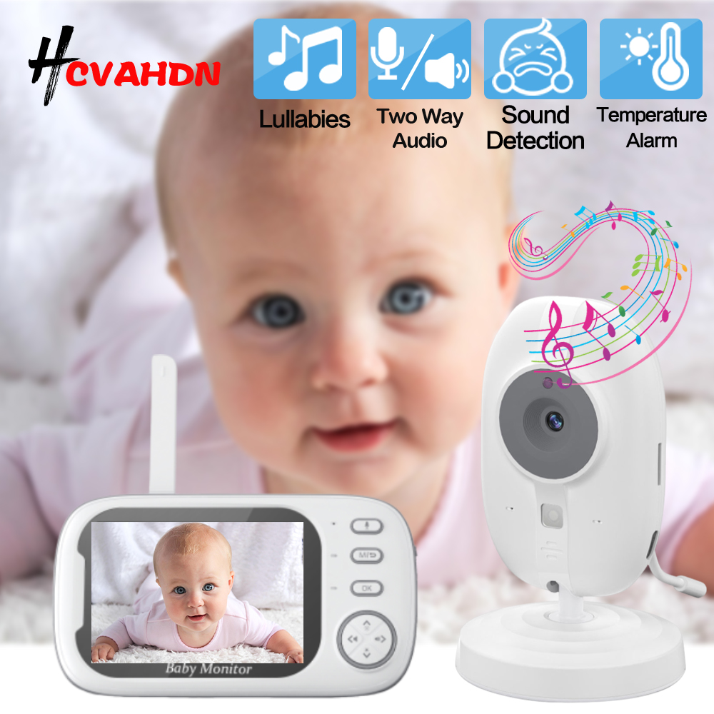 Audio Music Kids - Monitor de Bebê com Vídeo 2.4G,