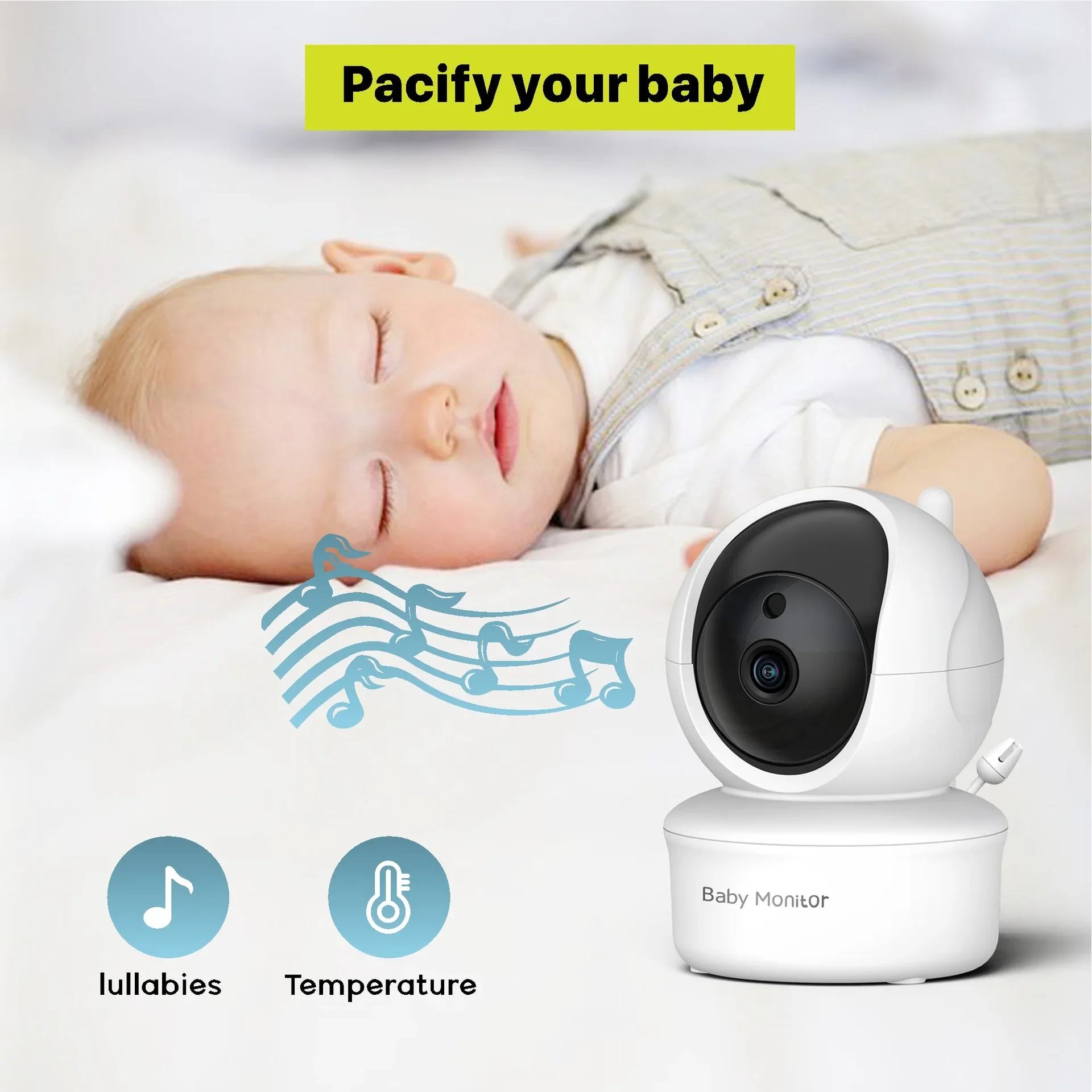 Monitor de vídeo para bebés de - Audio Music Kids avaliação e preço