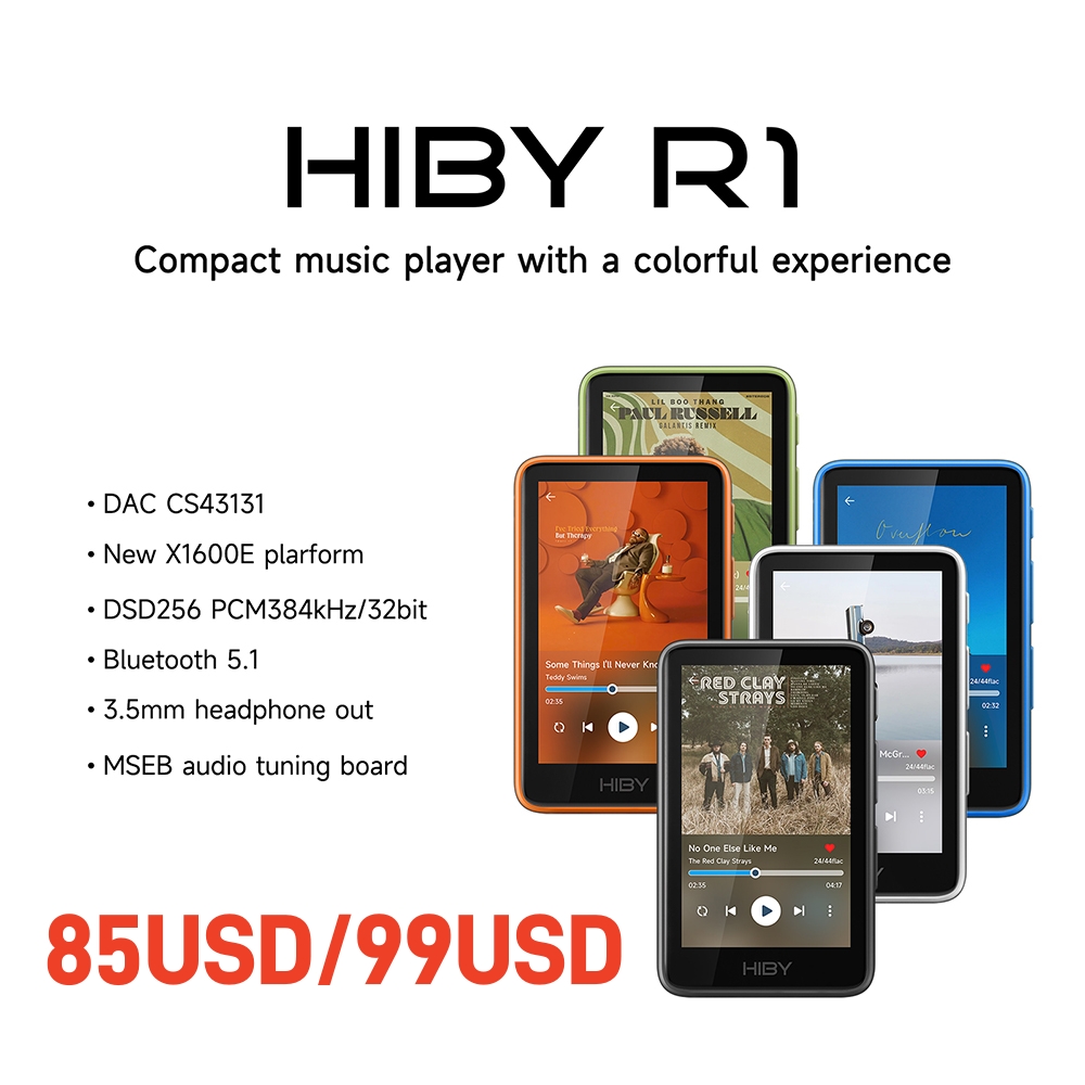 HiBy R1 Haibei Reprodutor de M - Music Audiobook avaliação e preço
